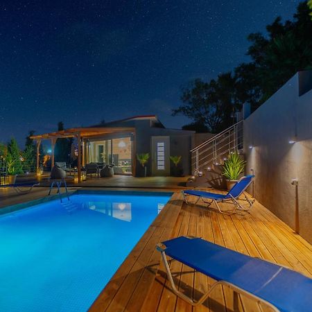 Private Pool Villa Ggki Skepasti Dış mekan fotoğraf