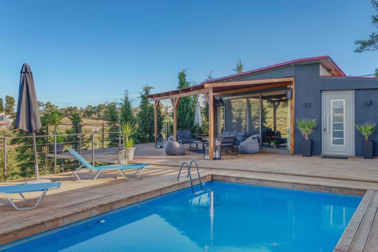 Private Pool Villa Ggki Skepasti Dış mekan fotoğraf