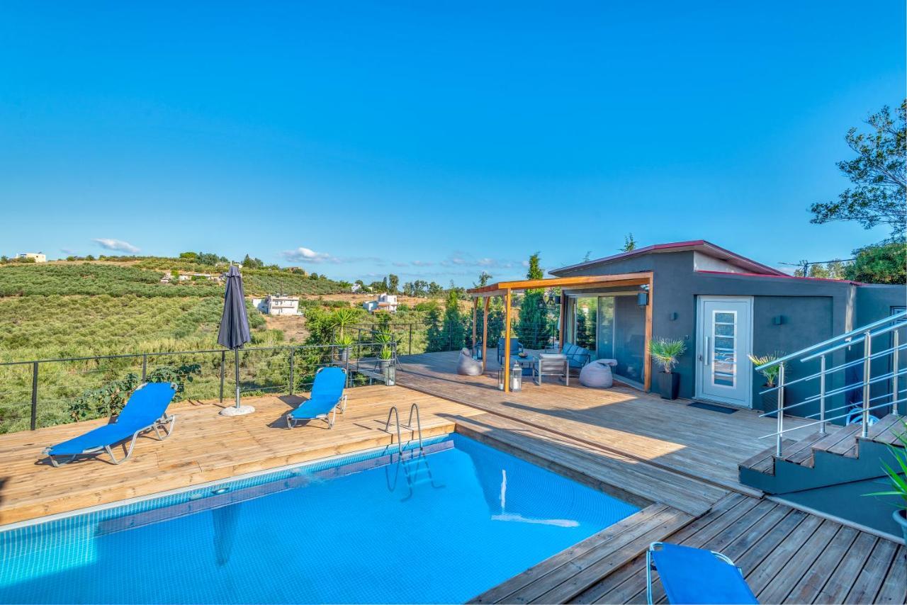 Private Pool Villa Ggki Skepasti Dış mekan fotoğraf