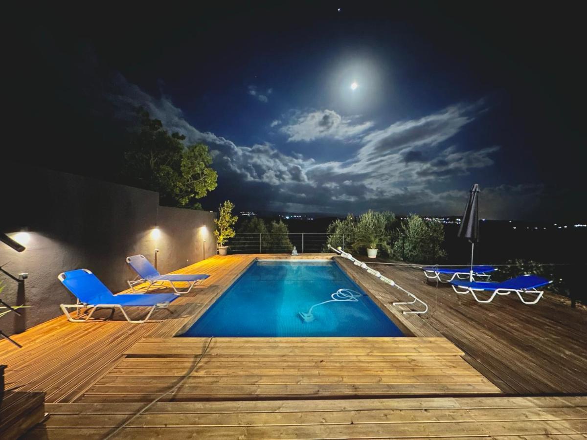 Private Pool Villa Ggki Skepasti Dış mekan fotoğraf